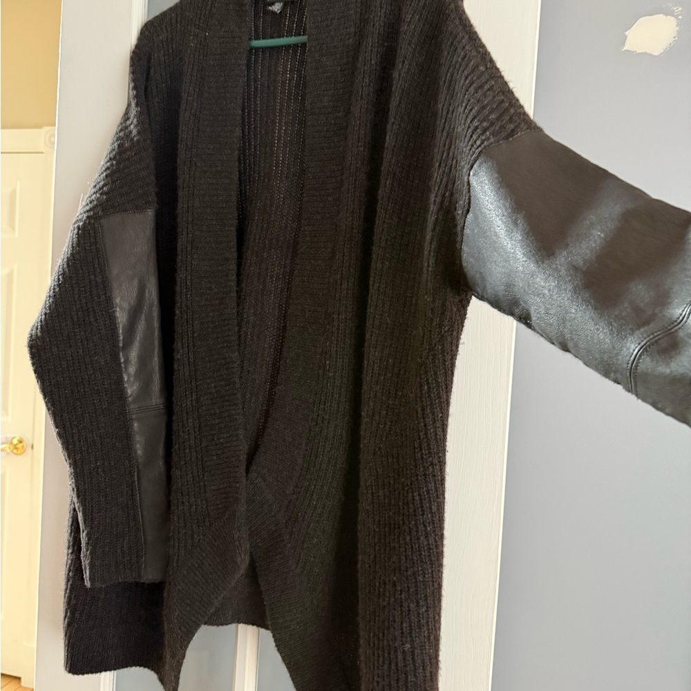 Eileen Fisher Gray Textured Knit Sweater